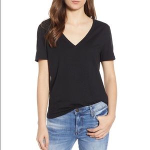 BP. Black V-Neck Tee